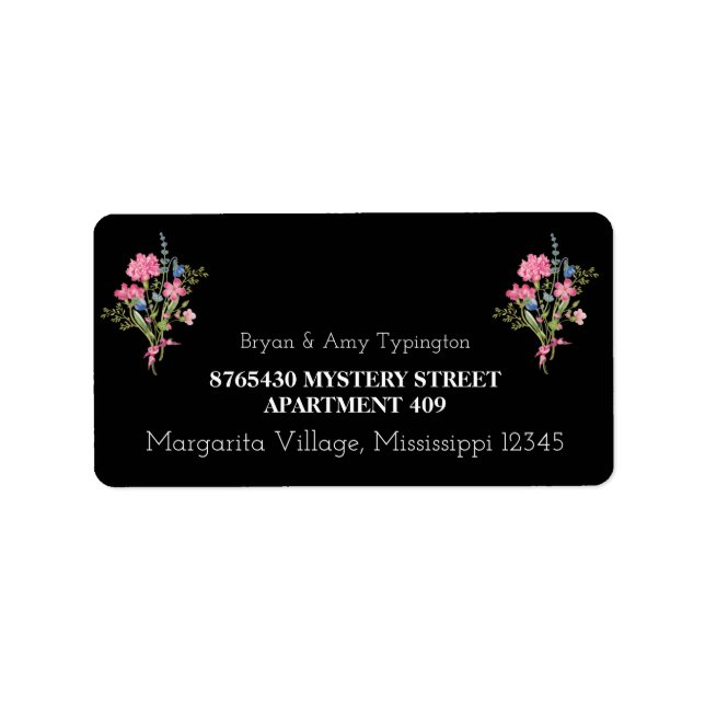 Return Address Labels With Dispenser (Front)