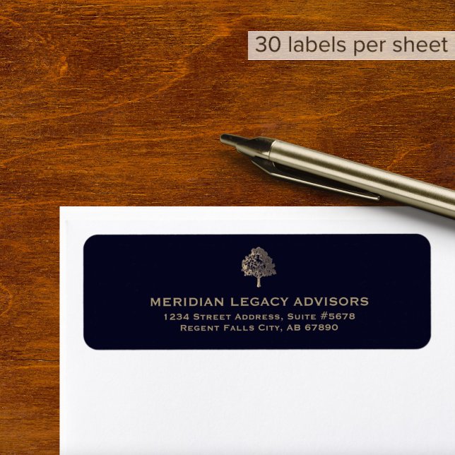 Return Address Labels with Tree Logo (Creator Uploaded)