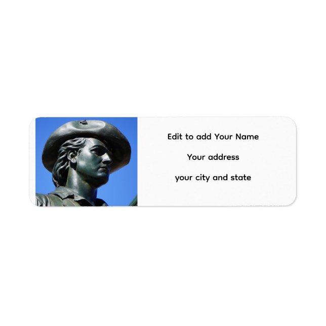 Return address lable Minuteman Label (Front)