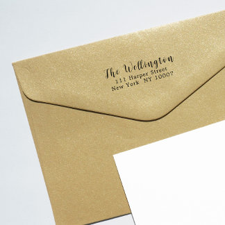 Return Address Modern Elegant Self-inking Stamp