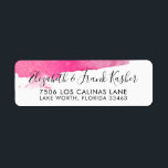 RETURN ADDRESS modern luxe gilded gold pink black Return Address Label<br><div class="desc">by kat massard >>> www.simplysweetPAPERIE.com <<< Love the design, but would like to see some changes - another colour scheme, product, add a photo or adapted for a different occasion - no worries simply contact me, kat@simplysweetPAPERIE.com - I am happy to help! - - - - - - - -...</div>