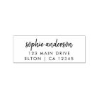 Return Address | Modern Minimalist Script Name
