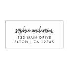 Return Address | Modern Minimalist Script Name