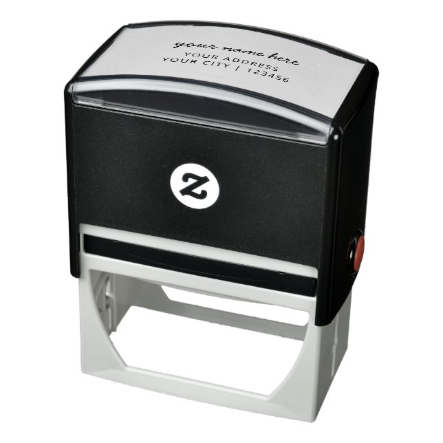 Return Address Modern Simple Script Name Self-inking Stamp (Product)