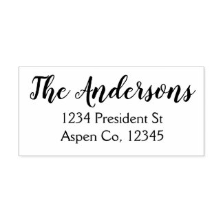 Return Address Self-inking Stamp
