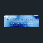 RETURN ADDRESS smart blue watercolor Return Address Label<br><div class="desc">by kat massard >>> www.simplysweetPAPERIE.com <<< Love the design, but would like to see some changes - another colour scheme, product, add a photo or adapted for a different occasion - no worries simply contact me, kat@simplysweetPAPERIE.com - I am happy to help! - - - - - - - -...</div>