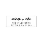 Return Address Stamp | Custom Couple Name Stamps