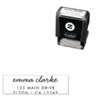 Return Address Stamp | Modern Minimal Script Name
