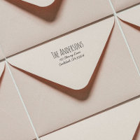 Return Address Stamp | Rae Dunn Inspired Font