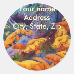 Return Address Sticker