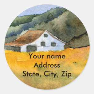 Return Address Sticker