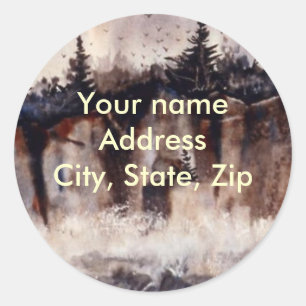 Return Address Sticker