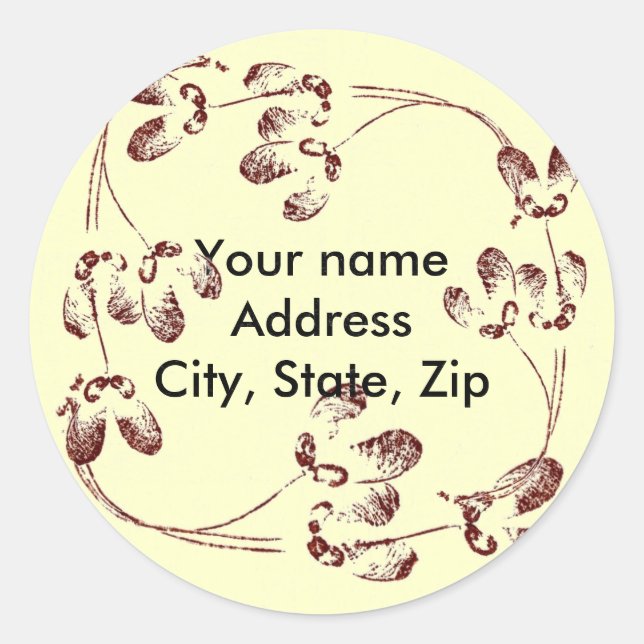 Return Address Sticker (Front)
