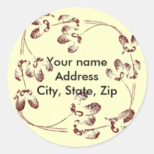 Return Address Sticker