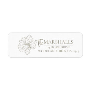 Return Address,The Future Mr Mrs, Wedding Address Label