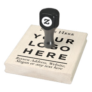 Return Address Website Your Business Logo Custom Rubber Stamp