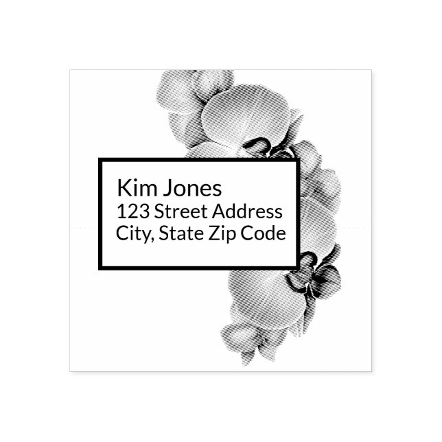 Return Address Wood Art Stamp (Imprint)