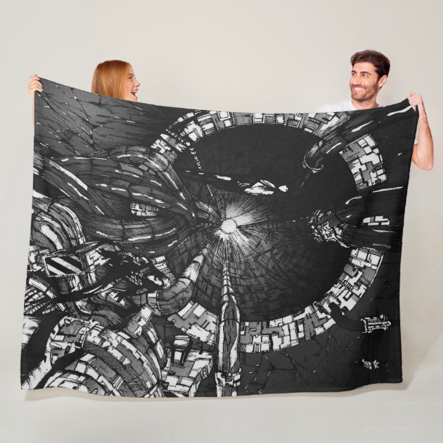 Return from a Dead File Fleece Blanket (In Situ)