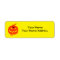 Return Label Address Label with Halloween Theme