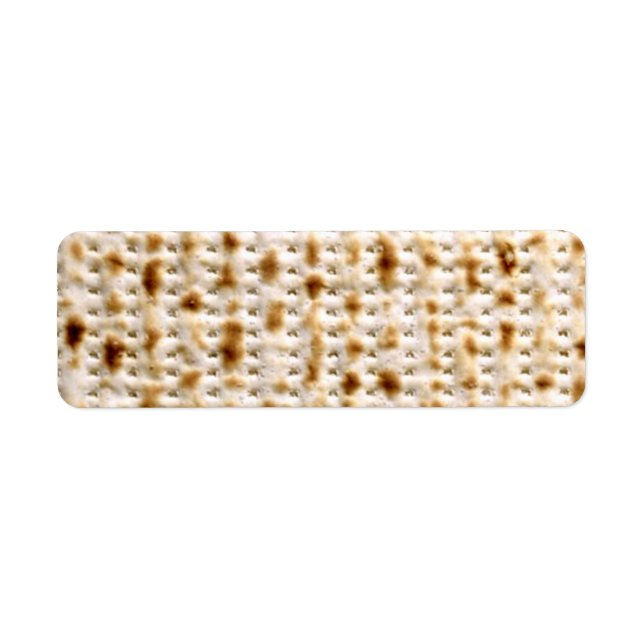 Return Labels - Custom Jewish Matzo Avery (Front)