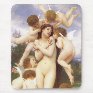Return of Spring (Le Printemps) by Bouguereau Mouse Pad