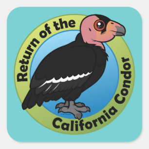 Return of the California Condor Square Sticker