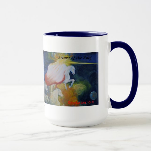 Return of the King, Revelation 19:11 Mug (Right)