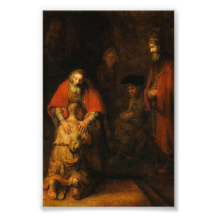 Return of the Prodigal Son by Rembrandt van Rijn Photo Print