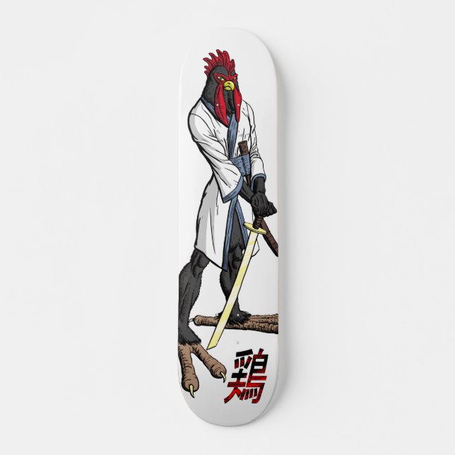 Return of the Samurai Chicken Skateboard (Front)