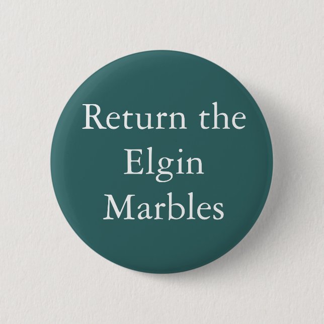 Return the Elgin Marbles badge (Front)