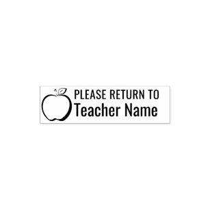 Return To Custom Teacher Name Classroom Self-inking Stamp