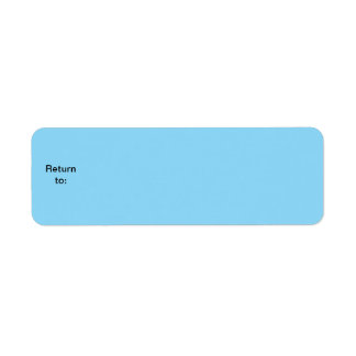Return to return adress lables address label