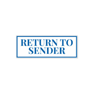 Return to Sender Self-inking Stamp