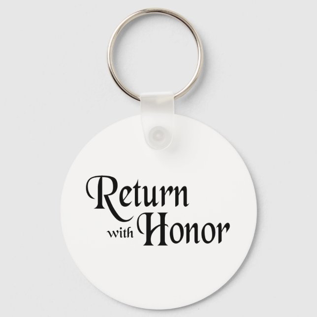 Return With Honour Key Ring (Front)