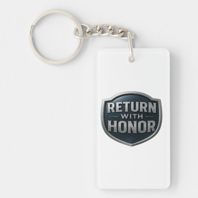Return With Honour™ LDS Keychain (Front)