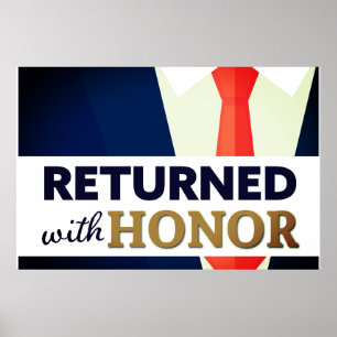 Returned with Honor Welcome Home Missionary Poster