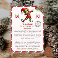 Returning Elf Arrival Letter