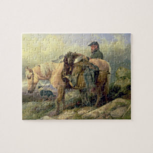 Returning from the Hill, 1868 Jigsaw Puzzle