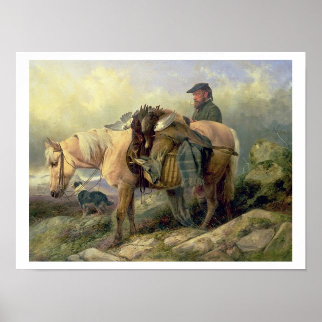 Returning from the Hill, 1868 Poster (Front)