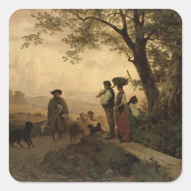 Returning Shepherd Square Sticker (Front)