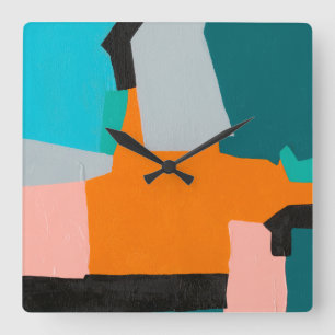 Reunification Square Wall Clock