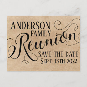 Reunion card design