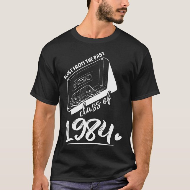 Reunion Class of 1984 School Graduation Blast From T-Shirt (Front)