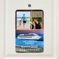 Reunion Cruise Stateroom Door Marker Beach Photo