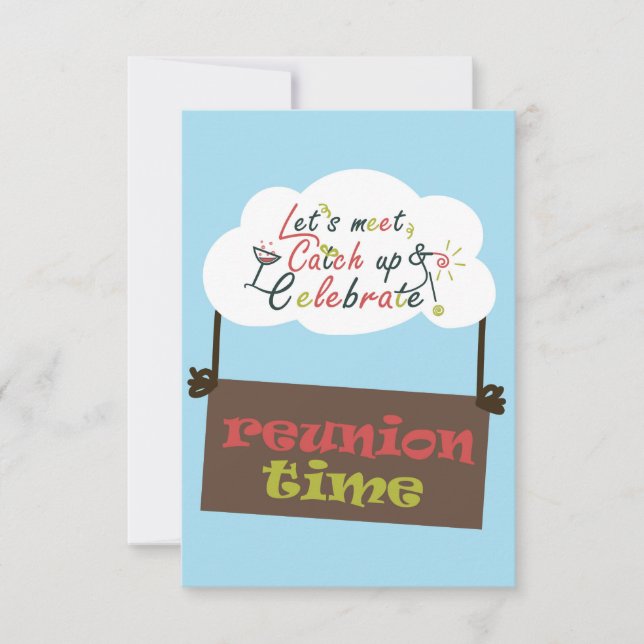 Reunion design invitation (Front)