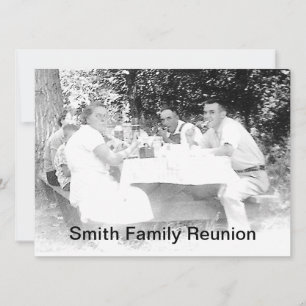 Reunion Dinner Picture Invitation
