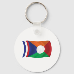 Reunion Flag Keychain