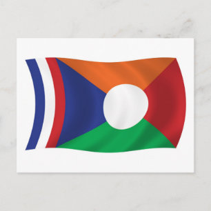 Reunion Flag Postcard