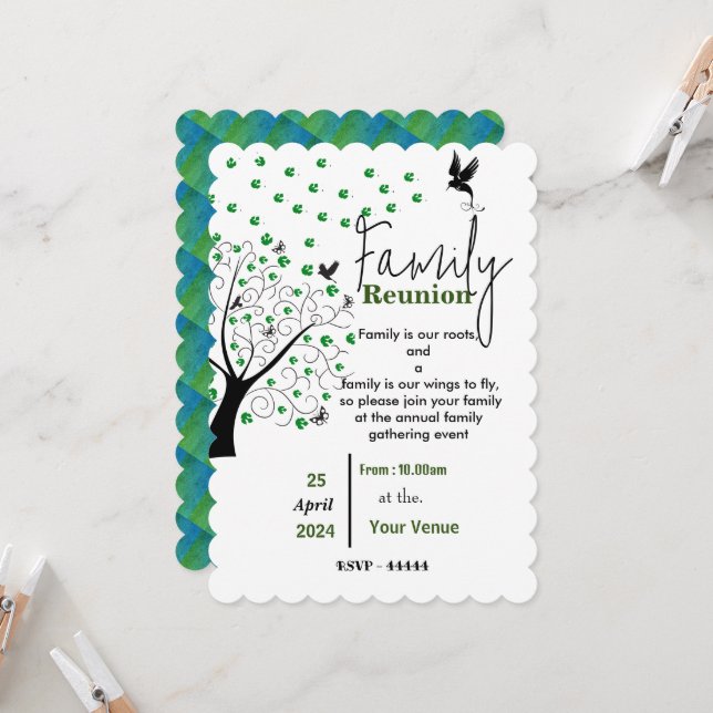 Reunion Invitation (Front/Back In Situ)