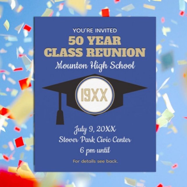 Reunion Invite! Custom Class Reunion invitation (Creator Uploaded)